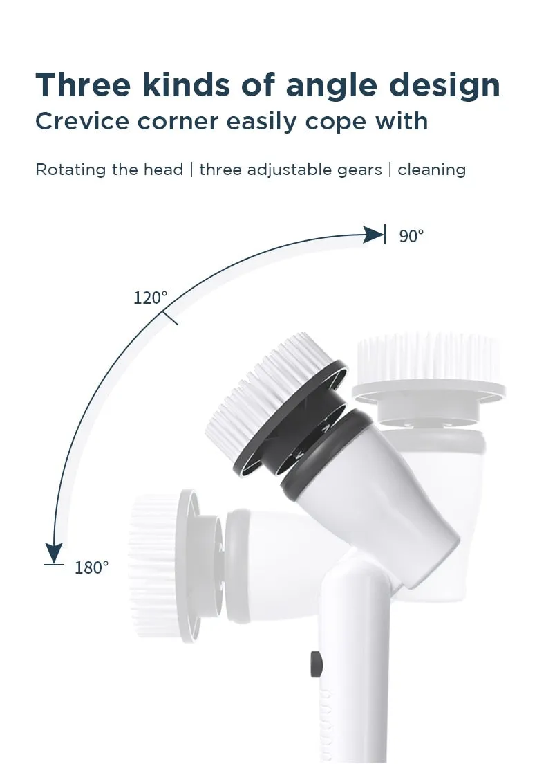 7 In 1 Adjustable Electric Cleaning Brush