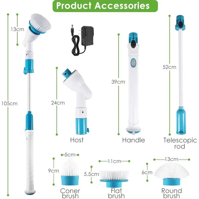 Adjustable Electric Cleaning Brush