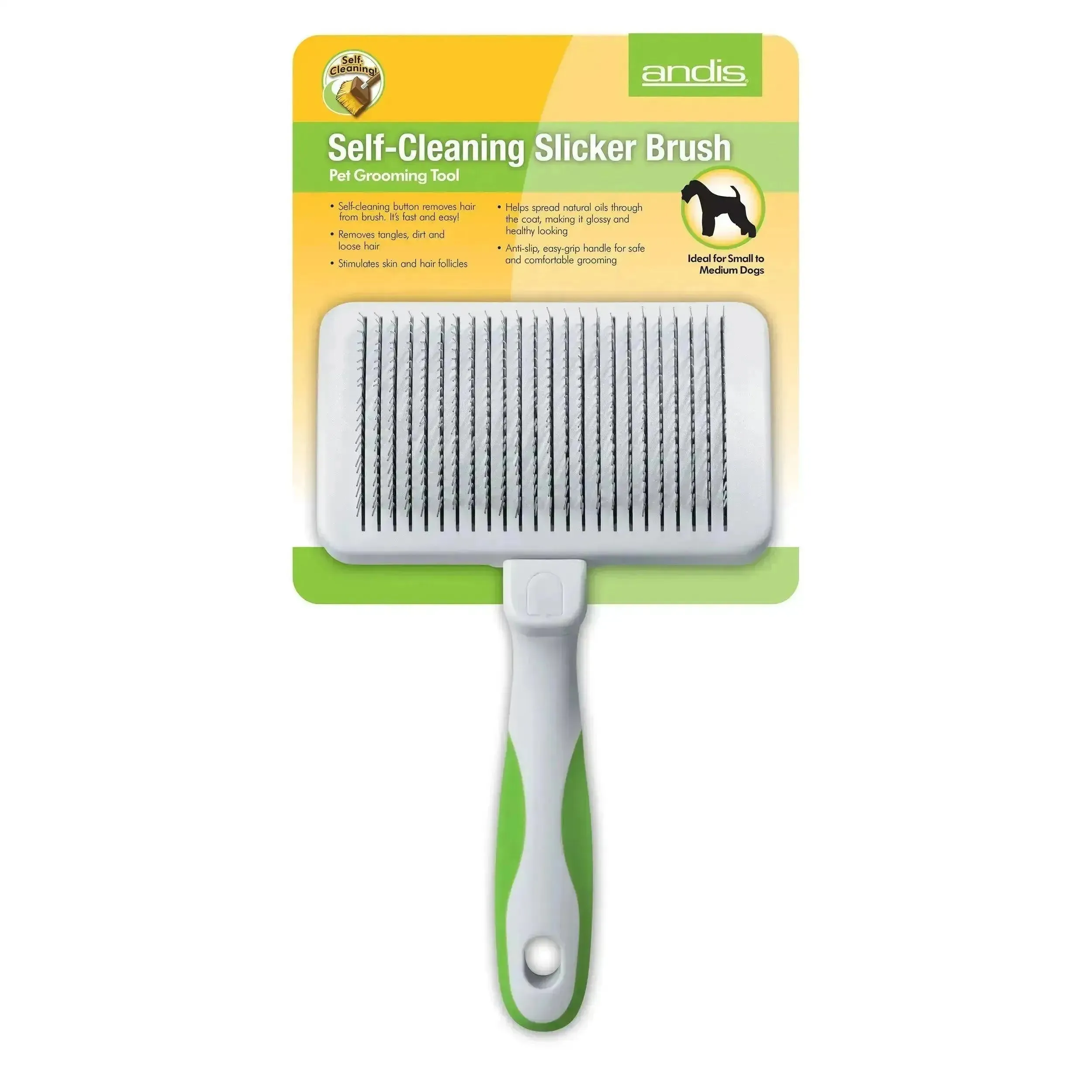 Andis Self-Cleaning Slicker Brush