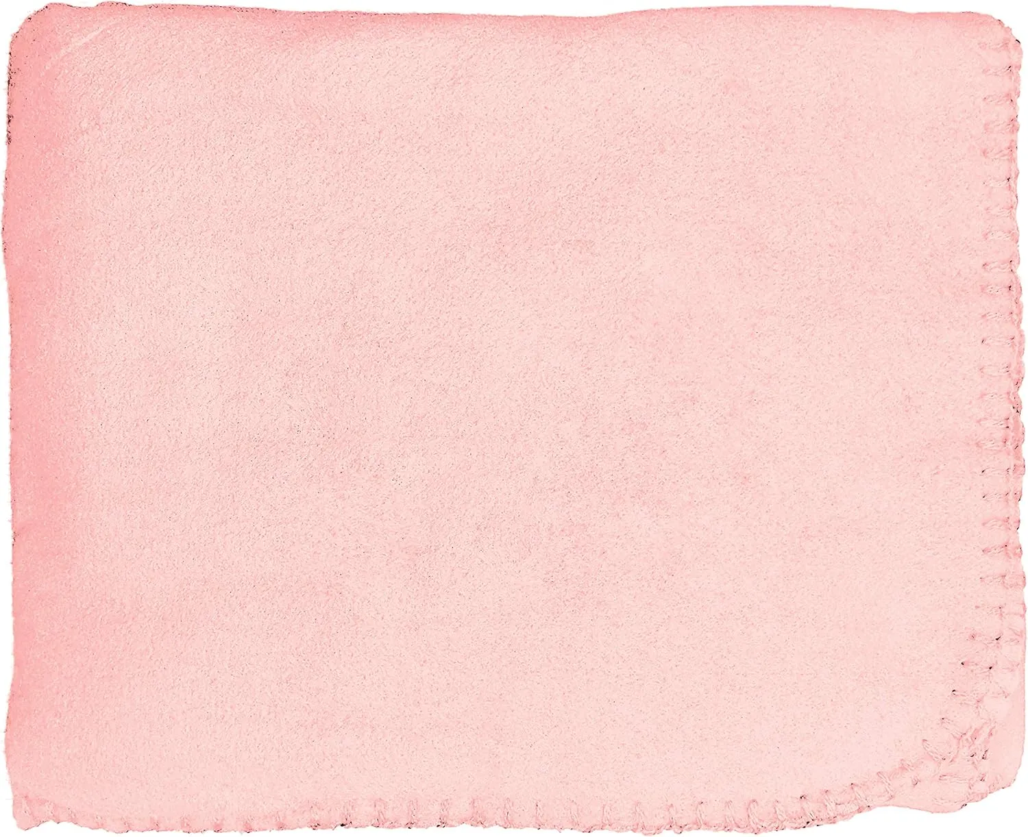 Anico Cozy Polar Fleece Blanket  50" x 60" Light Pink Throw, Ultra Soft & Warm