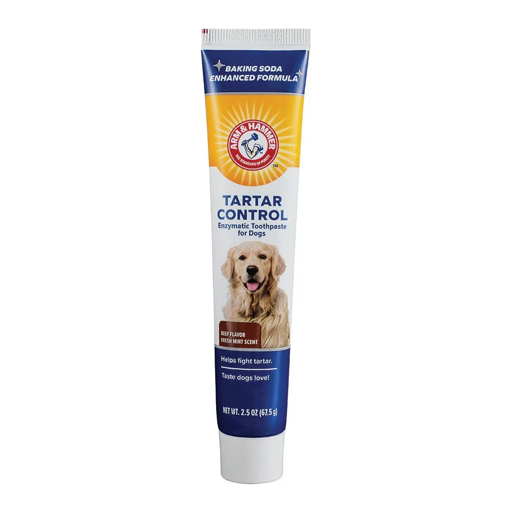 Arm & Hammer Tartar Control Enzymatic Toothpaste for Dogs 70mL - Beef Flavour