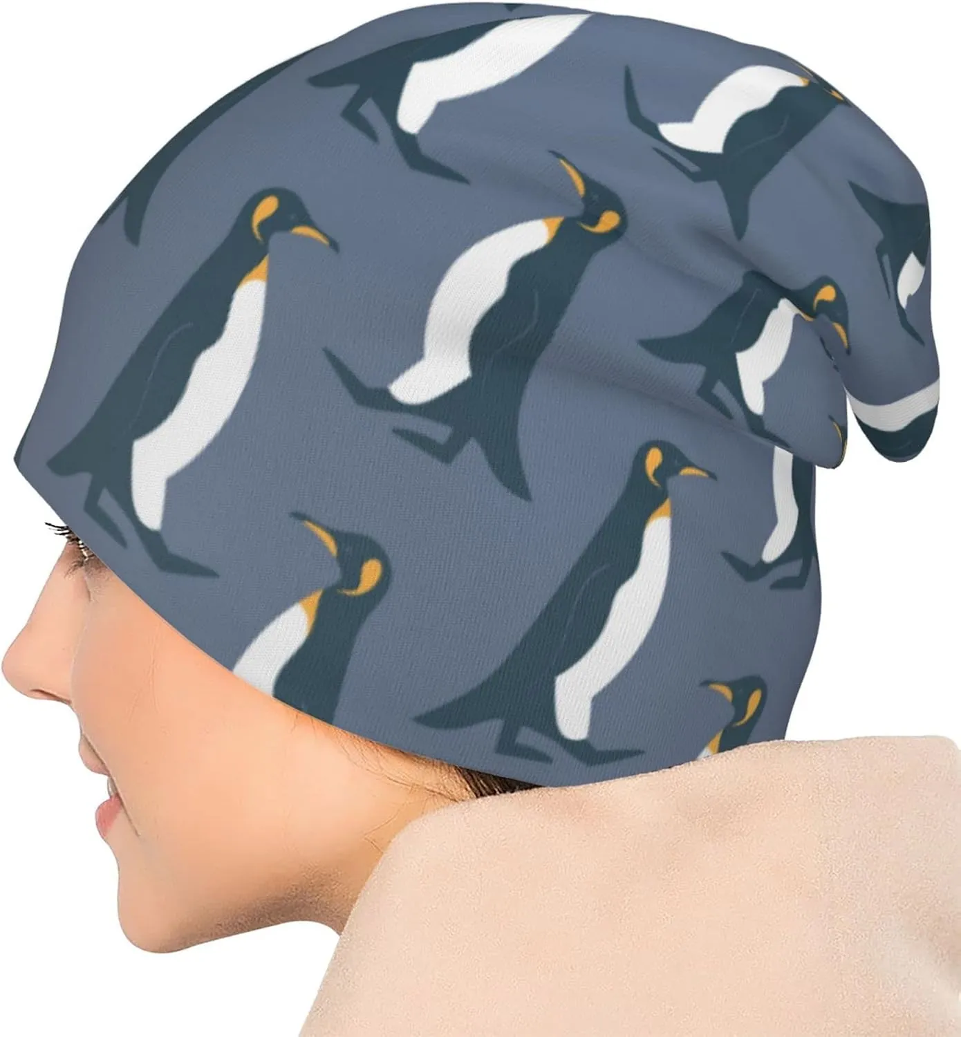 Beanie Chemo Hat Cancer Headwear Knitted Hats Baggy Slouchy Scarf Cap for Adults Women Men