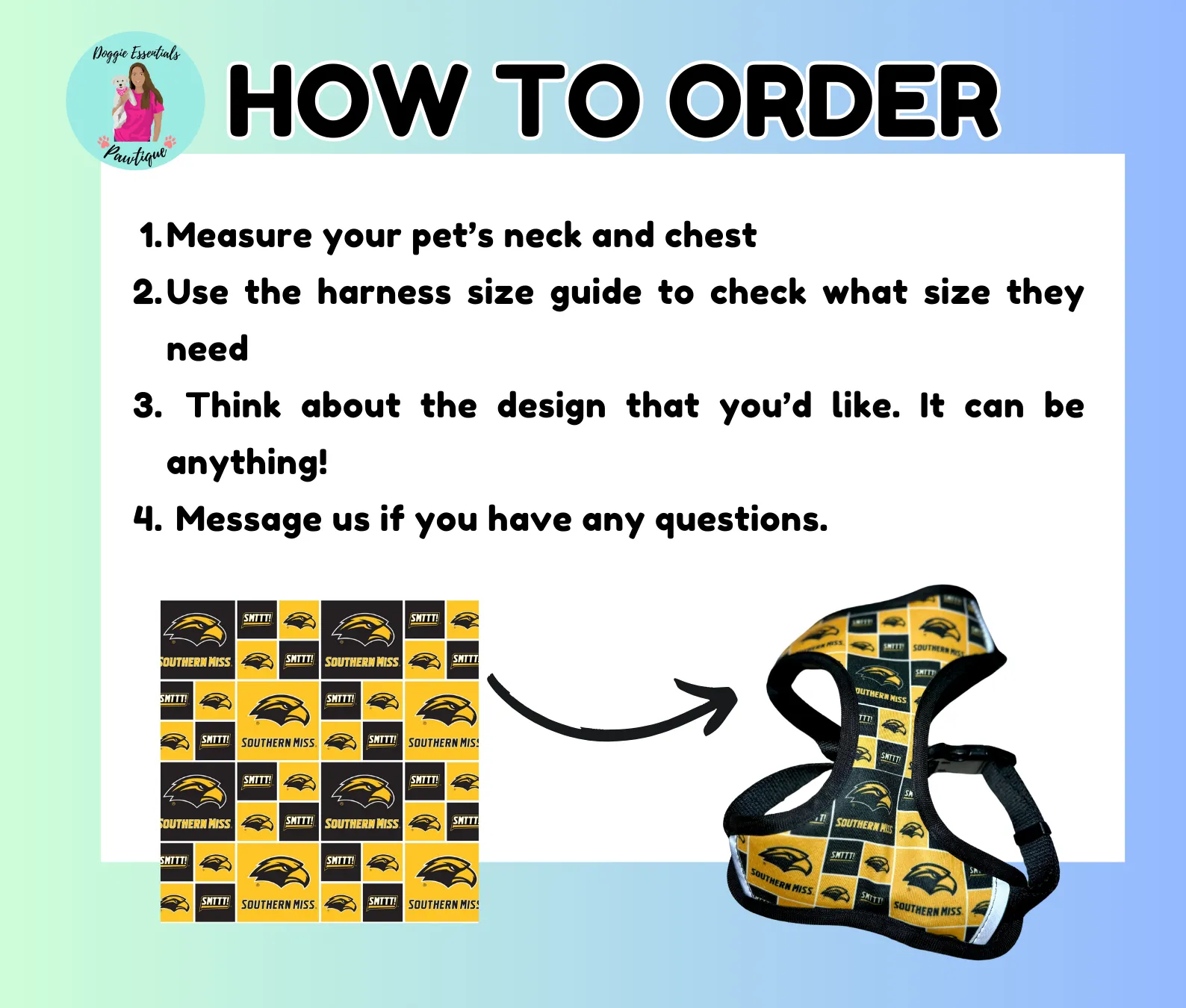 Custom Adjustable Harness