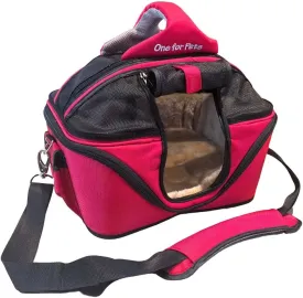 Deluxe Cozy Dog Cat Carrier, Large, Red