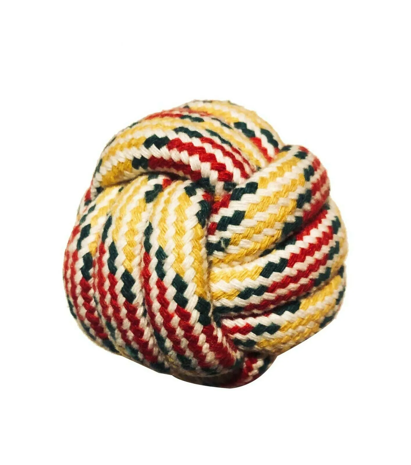 Dog Rope Ball Toys, Puppy Bite Ball, 100% Cotton, 2.8 inch - AST Color (3 Pack)