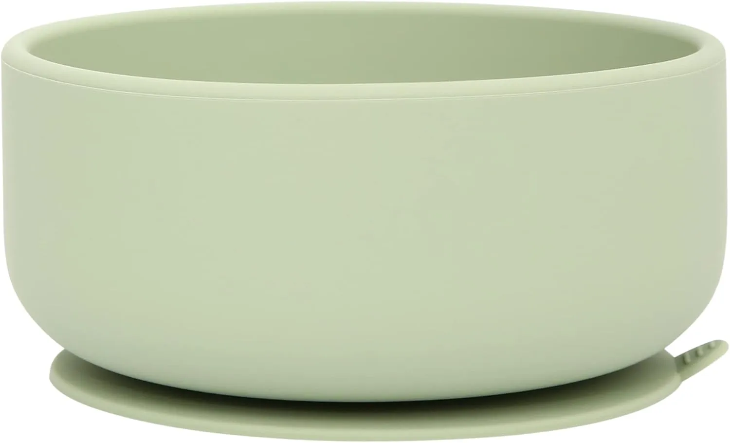 dollop Silicone Suction Bowl | BPA Free | Dishwasher & Microwave Safe (Soft Eucalyptus)