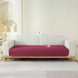 Double-Sided Waterproof Dog Bed Cover Pet Blanket Sofa Furniture Protector for Kids Dog Cat,Wine red,82x102inch