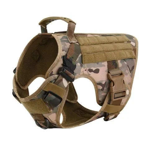 German Shepherd Military Tactical Adjustable Dog Harness - GlamzLife