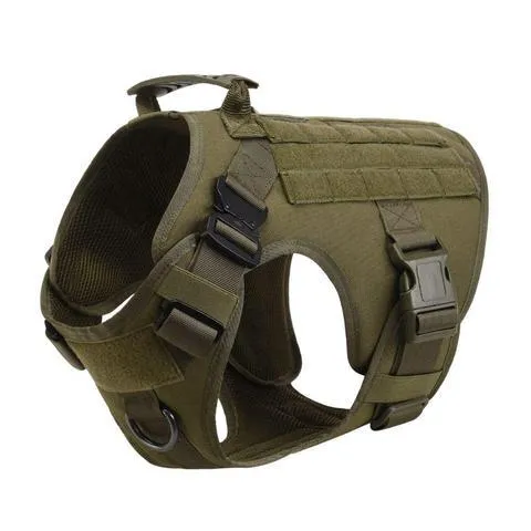 German Shepherd Military Tactical Adjustable Dog Harness - GlamzLife