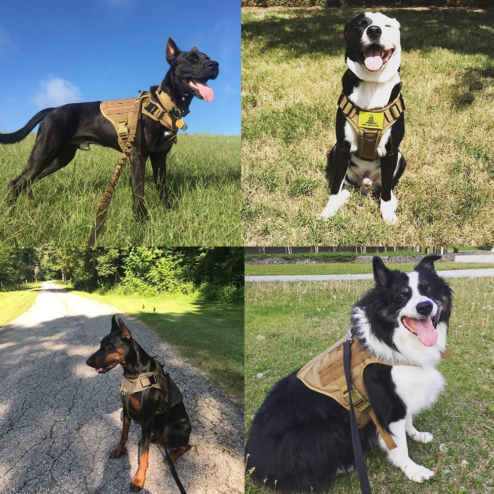 German Shepherd Military Tactical Adjustable Dog Harness - GlamzLife