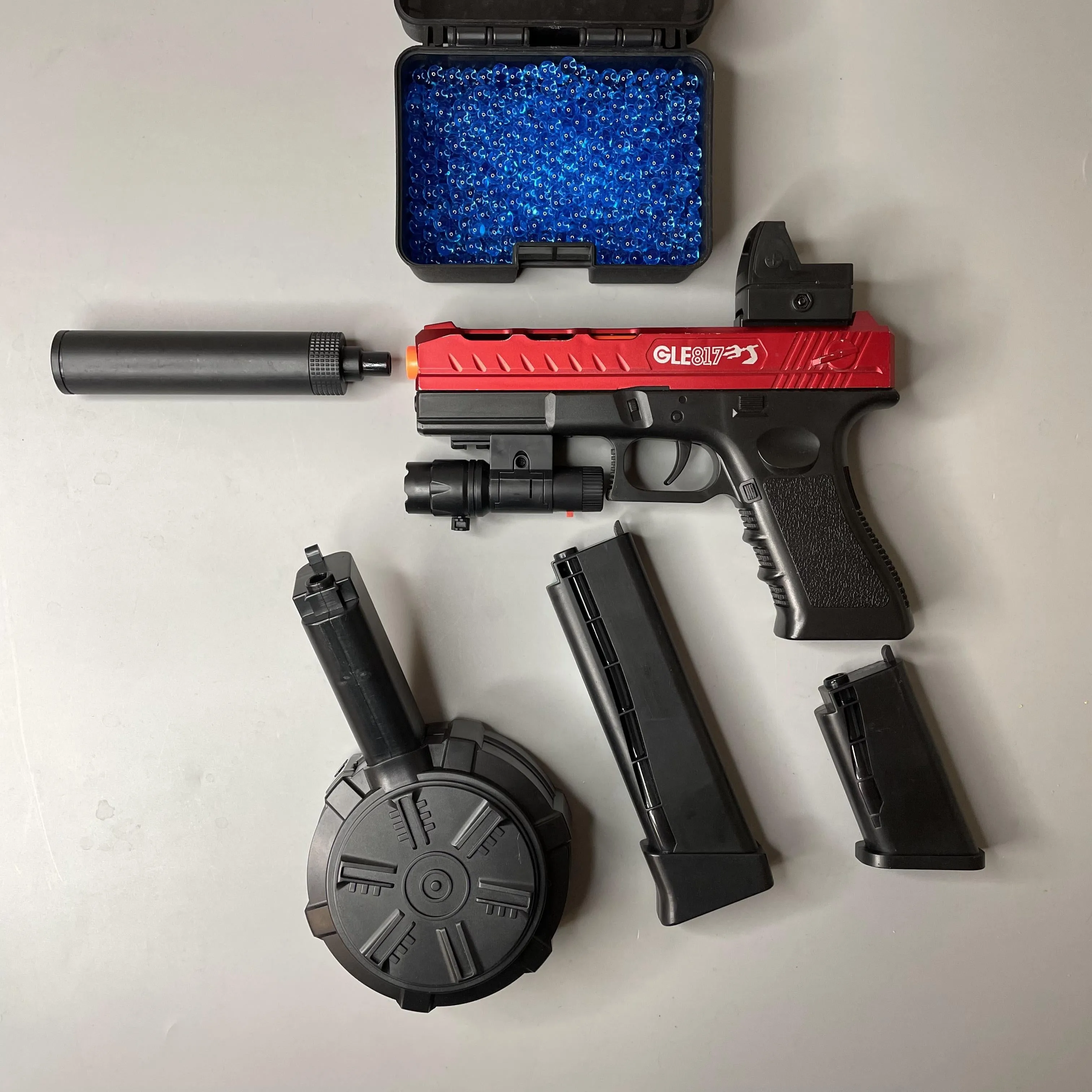 Glok Full Auto Gel Launcher Toy Pistol