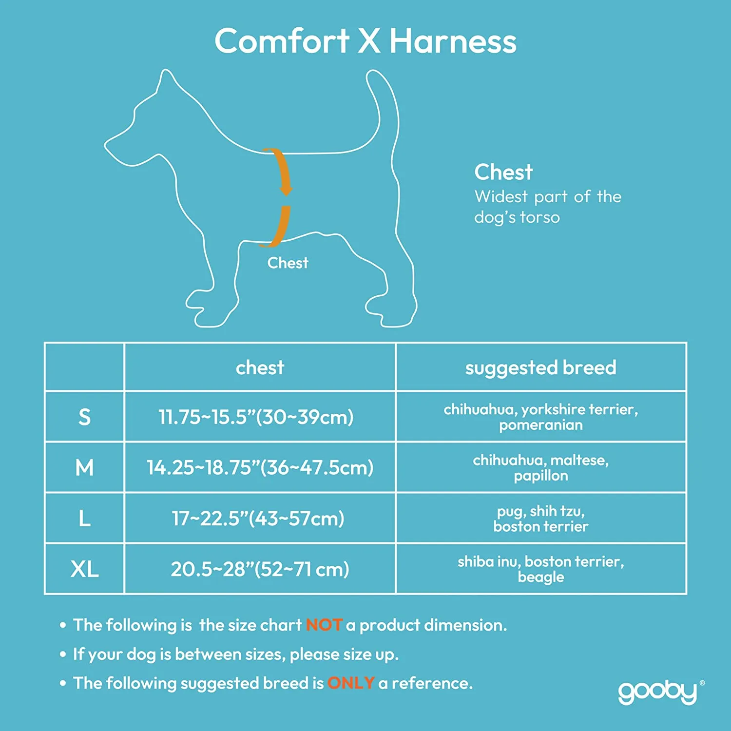 Gooby Comfort X Step In Harness Red Small
