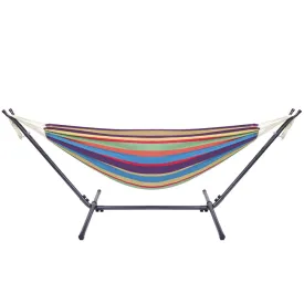 Hammock & Steel Frame Stand Swing Chair Home/Outdoor Backyard Garden Camp Sleep YJ