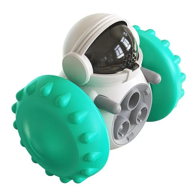 Interactive Dog Puzzle Toy Treat Dispenser Robot
