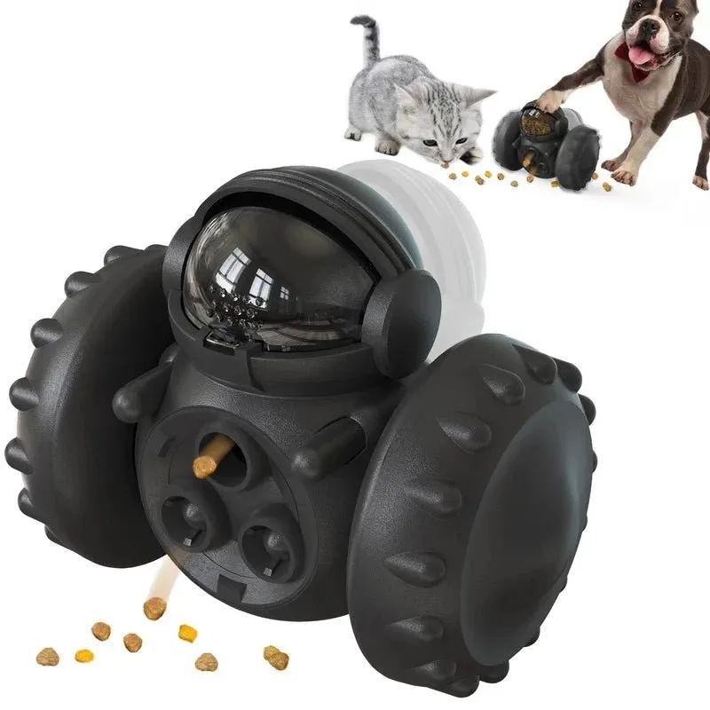 Interactive Dog Puzzle Toy Treat Dispenser Robot