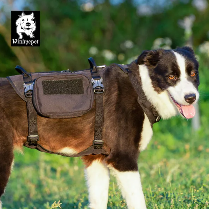 Military Harness - Whinhyepet Black (M)