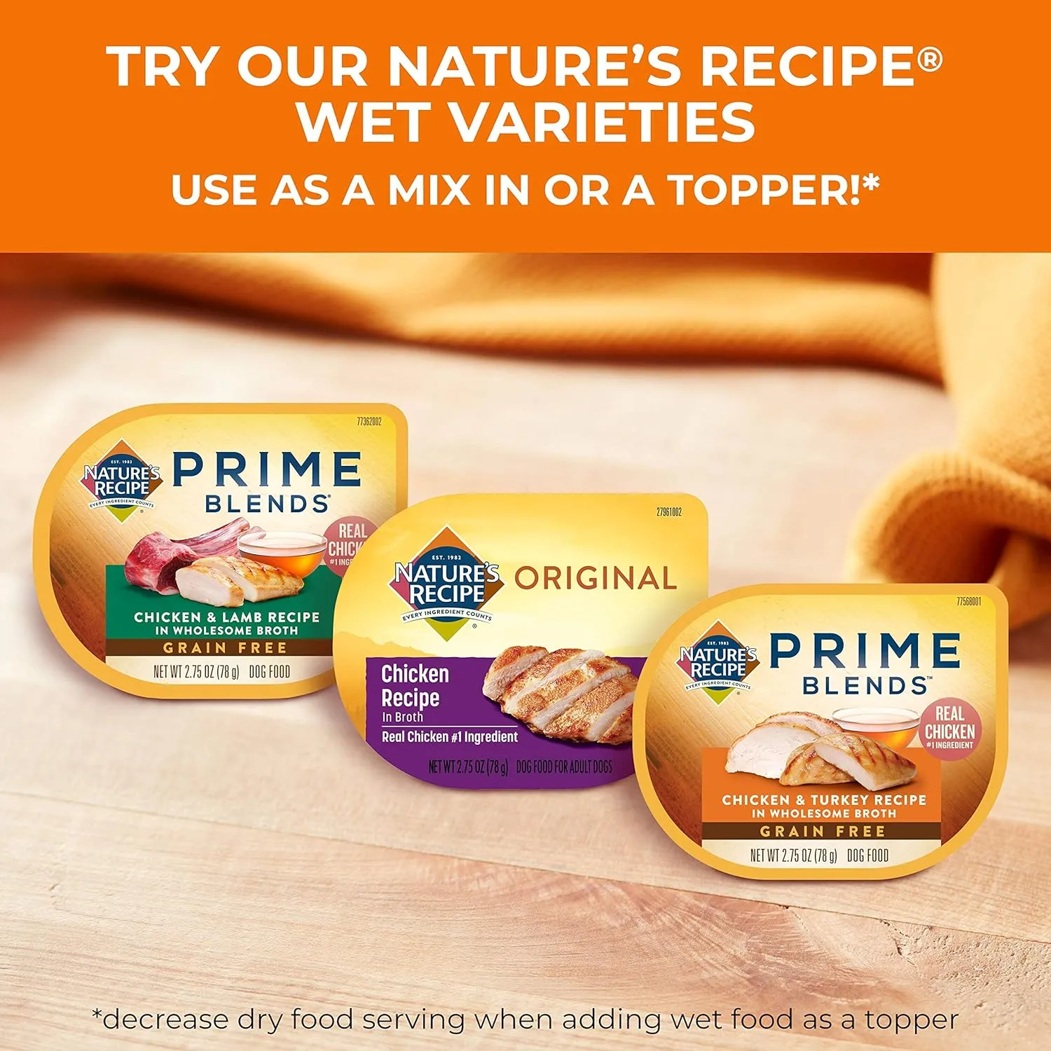 Natures Recipe Grain Free Puppy Chicken, Sweet Potato & Pumpkin Recipe Dry Dog Food, 12 lb. Bag