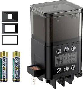 Pawfly Automatic Aquarium Fish Feeder, 320 ml, Adjustable, Battery Operated (Included)