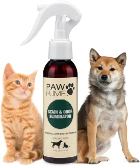 PAWFUME Stain & Pet Urine Odor Eliminator, 1-Pack  Removes Impurities in Seconds  Enzymatic Formula, Quick-Dry Action, & Eco-Friendly Ingredients  Upholstery, Fabrics, and Carpet Cleaner Spray