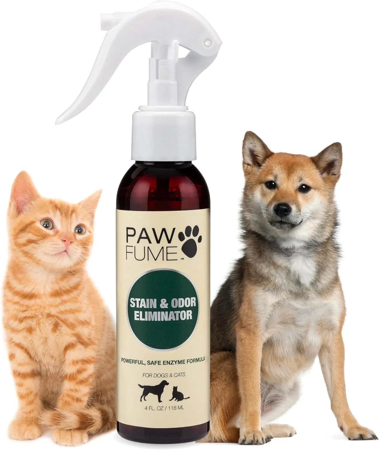 PAWFUME Stain & Pet Urine Odor Eliminator, 1-Pack  Removes Impurities in Seconds  Enzymatic Formula, Quick-Dry Action, & Eco-Friendly Ingredients  Upholstery, Fabrics, and Carpet Cleaner Spray