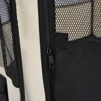 PawHut 49.2-inch Soft Pet Playpen Folding Tent Kennel Puppy Cat Dog