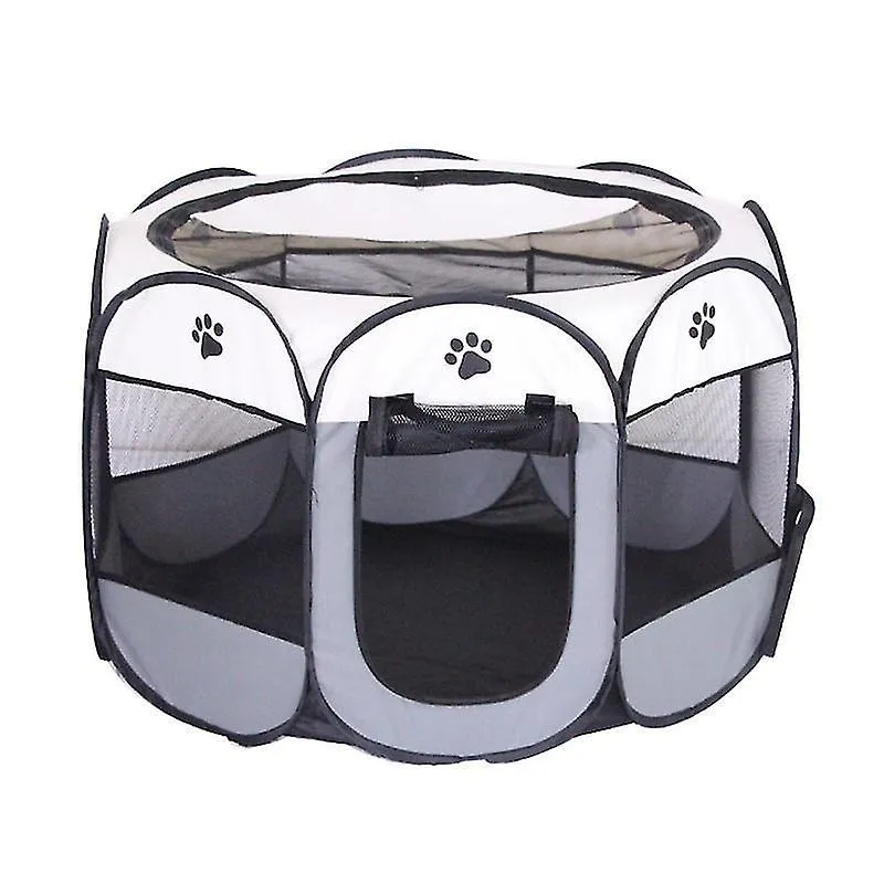 Pet playpens portable folding pet tent dog house octagonal cage for cat tent playpen puppy kennel easy operation