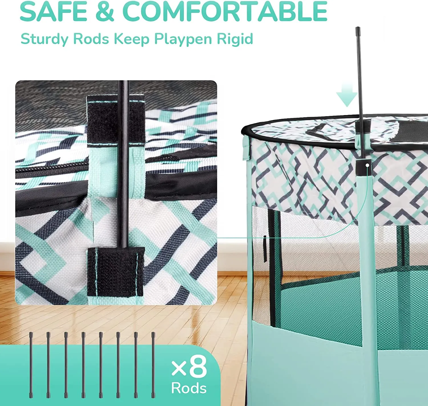 Pet Portable Playpen | Cylinder