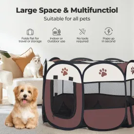 Portable Pet Tent Folding Outdoor/Indoor Dog Cat Tent House For Indoor