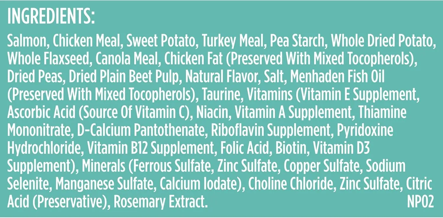 Rachael Ray Nutrish Zero Grain Natural Dry Dog Food, Salmon & Sweet Potato Recipe, 23 Pounds, Grain Free (18236103)