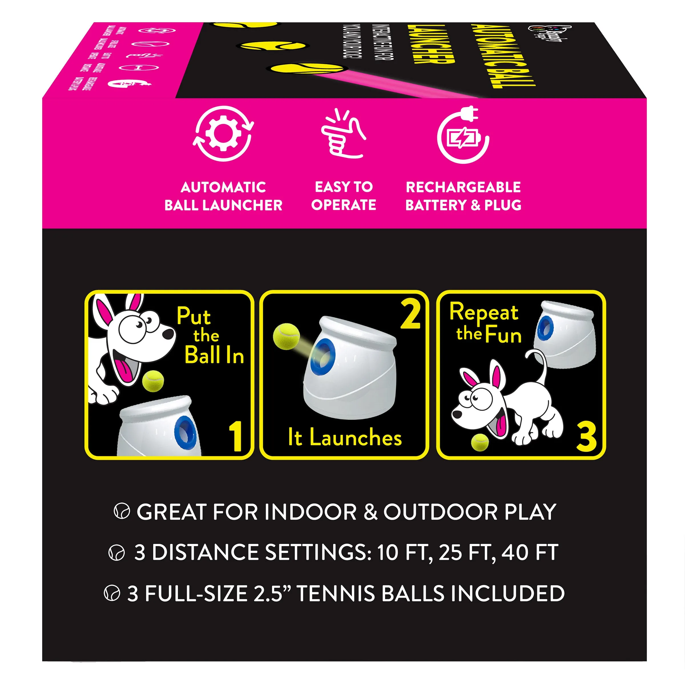 Spunky Pup Automatic Tennis Ball Launcher