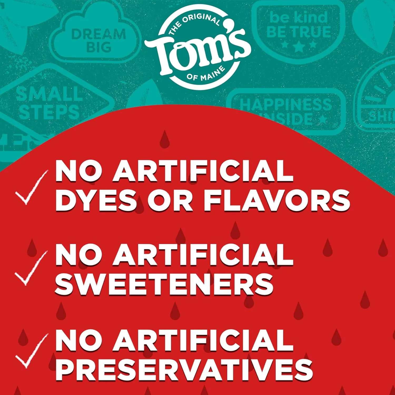 Tom's of Maine Natural Kid's Fluoride Free Toothpaste, Ages 2 , Silly Strawberry, 5.1 oz. 3-Pack (back in original formula)