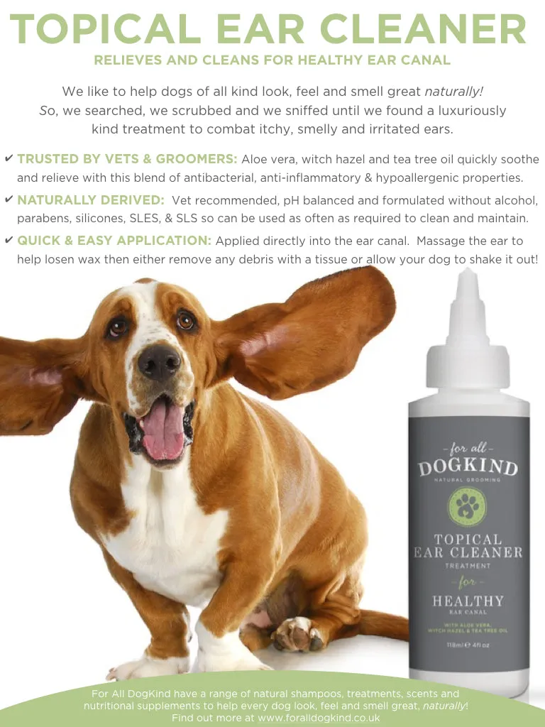 Topical Ear Cleaner for Healthy Ear Canal