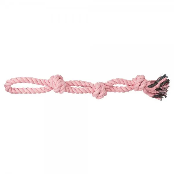 Trixie Large Cotton Denta Fun Rope Chew Dog Toy 60cm